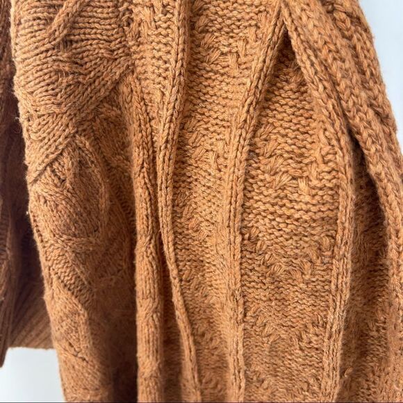 MM Couture Miss Me short sleeve sweater cable knit cardigan  wool large EUC - Picture 5 of 16